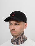 Бейсболка KANGOL арт. K3498 Bermuda Elastic Spacecap (черный)